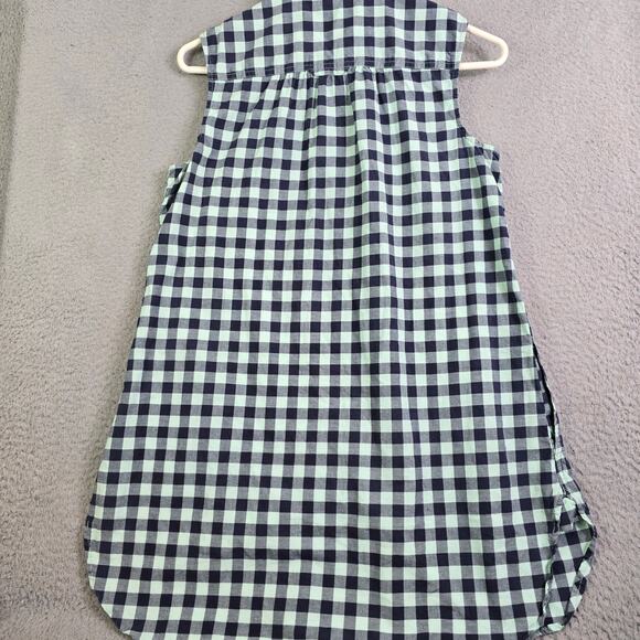 Duluth Trading Free Range Tunic Button Top Womens Small Check Workwear Cottage - Picture 10 of 10